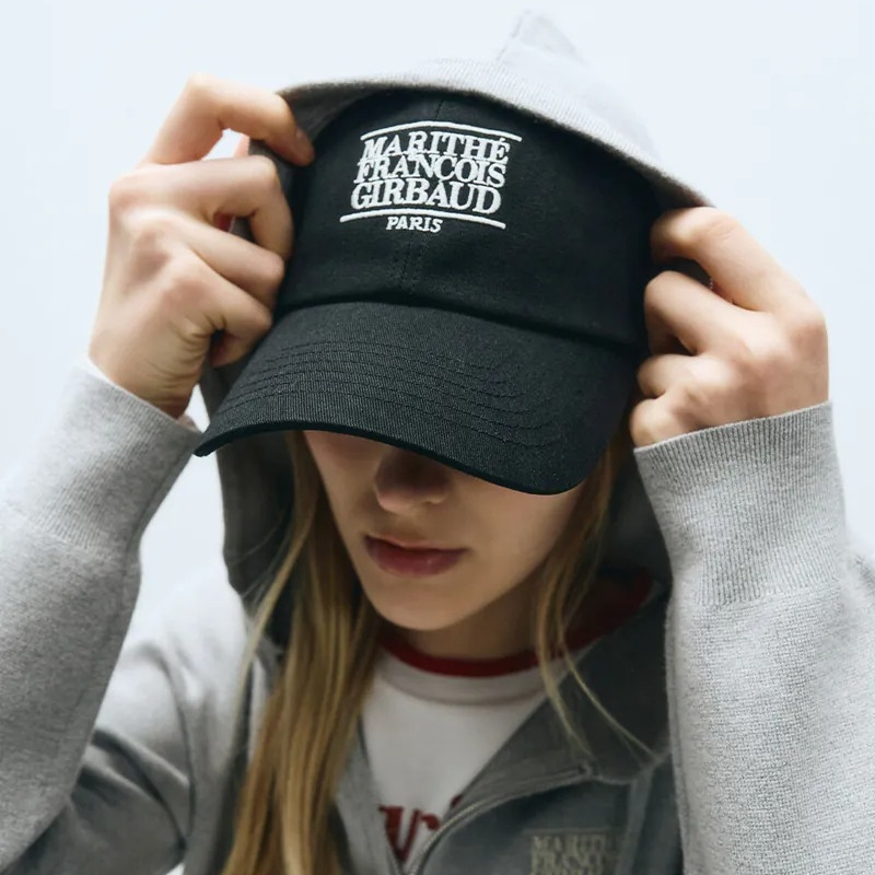 (預購商品 10/15收單)  韓國 MARITHÉ FRANÇOIS GIRBAUD 經典刺繡棒球帽