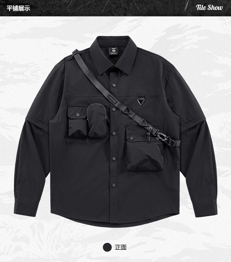 𝙏𝙀𝘾𝙃𝙒𝙀𝘼𝙍 戰術掛繩工裝拆卸襯衫
