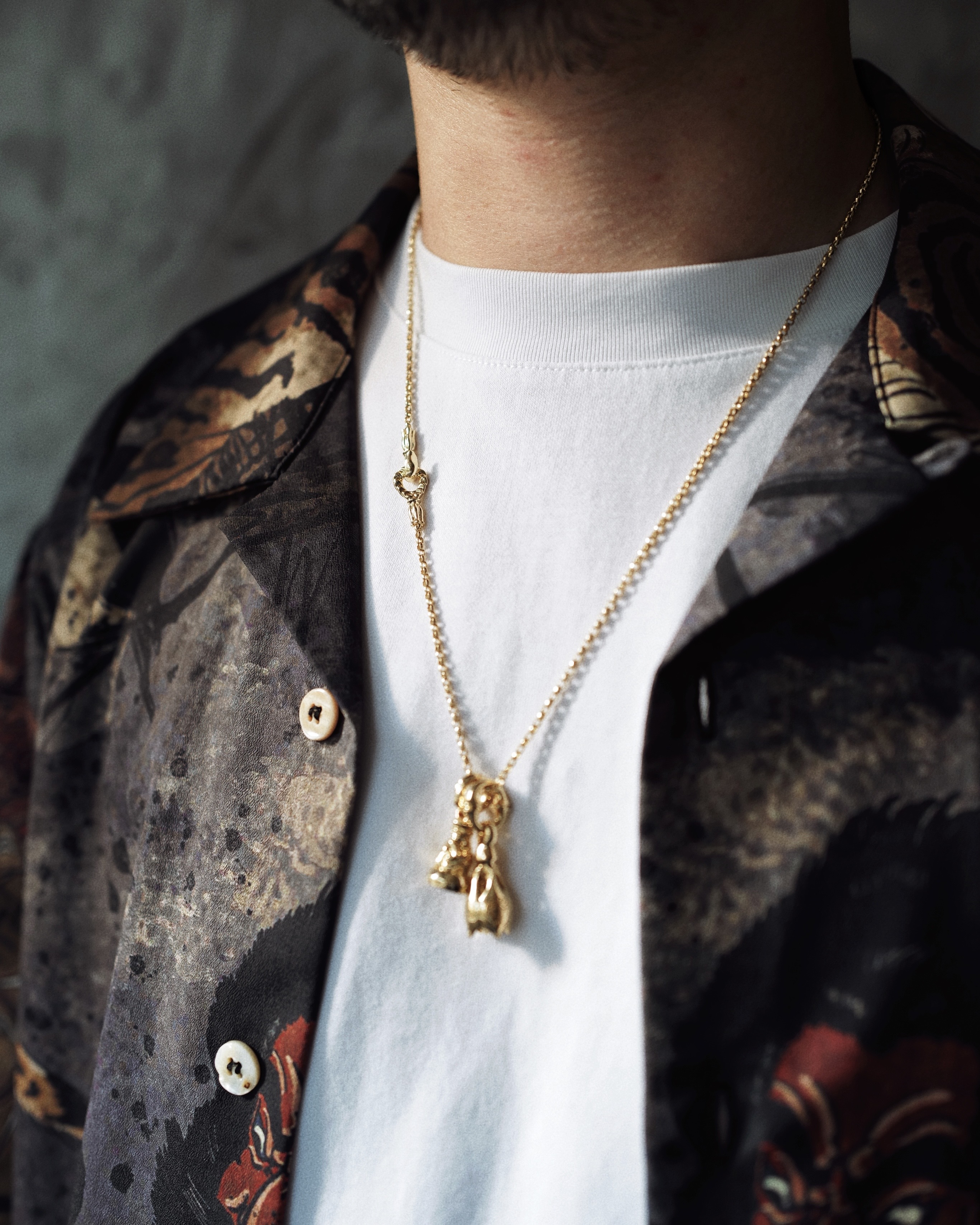 2mm Mini Silk Chain Gold K18