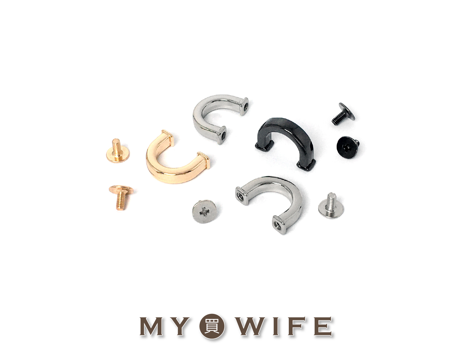 3分合金拱橋_拱橋/側掛環_3色【YR-H009】