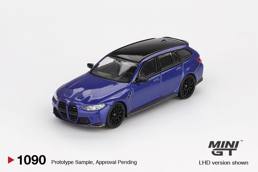 預訂 Pre-order - MiniGT 1090 BMW M3 Competition Touring Portimao Blue Metallic