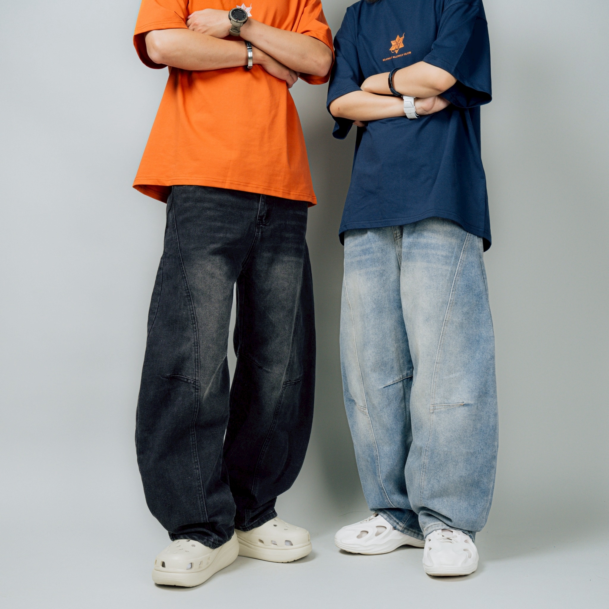 SBG 微彎刀立體剪裁牛仔褲【V0002】