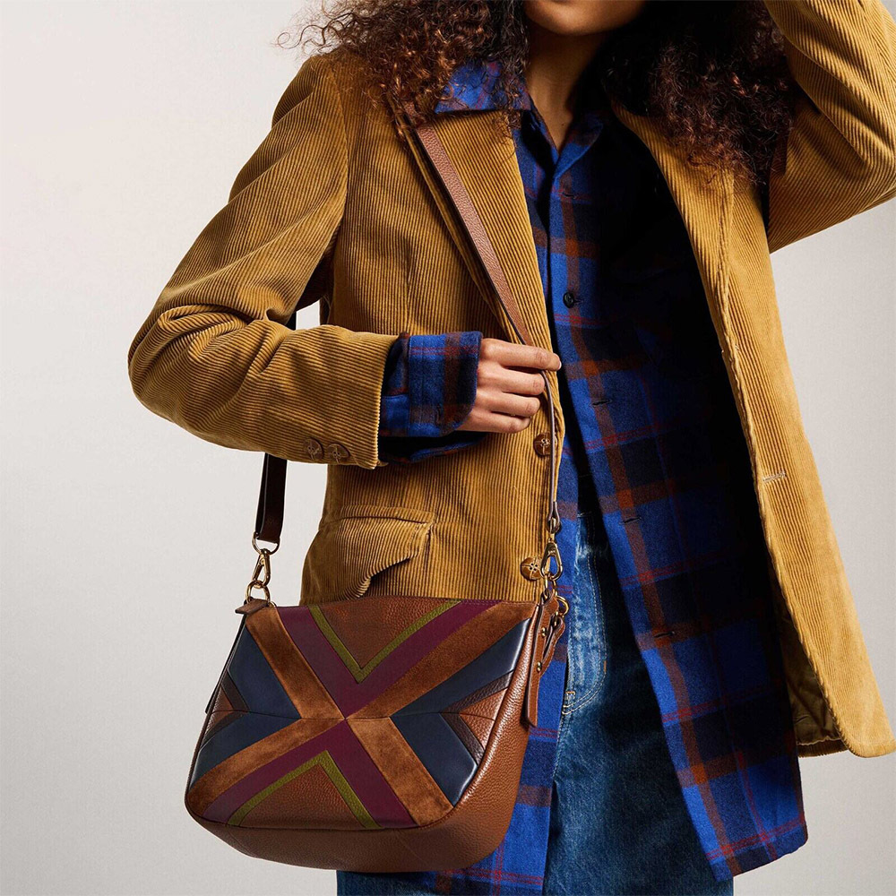 Jolie 真皮法棍包-異色拼接 ZB11163186