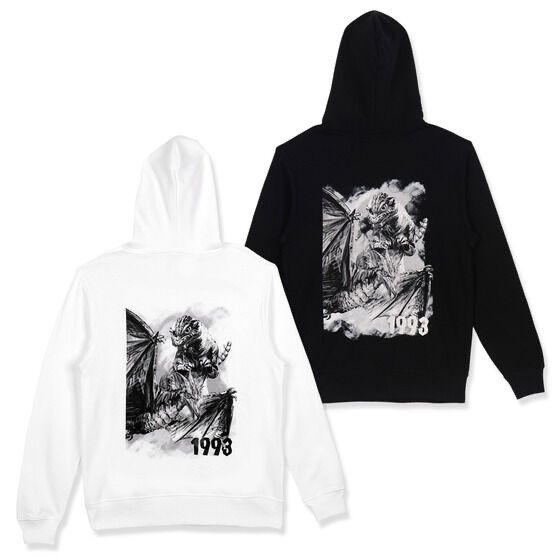 224661 Pbandai 預訂 2025/12月 ゴジラ　モノクロデザインパーカー　ラドン＆ベビーゴジラ