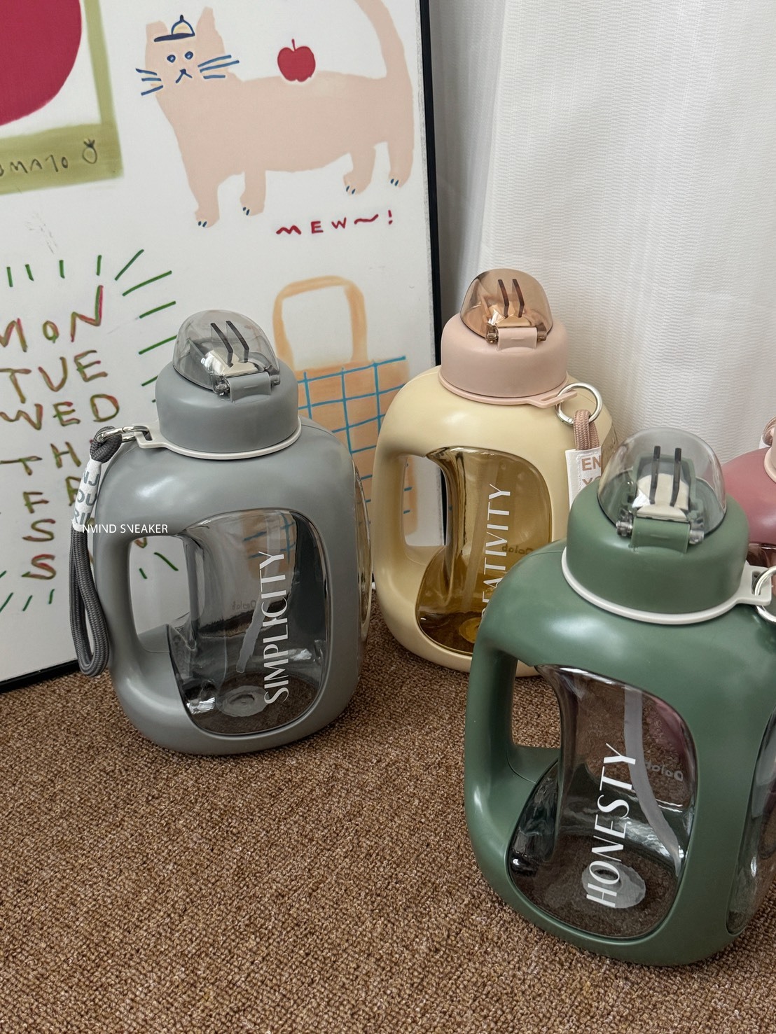 我の珍藏寶貝🎀Oolab 關鍵字系列 大容量輕量水壺1500ml