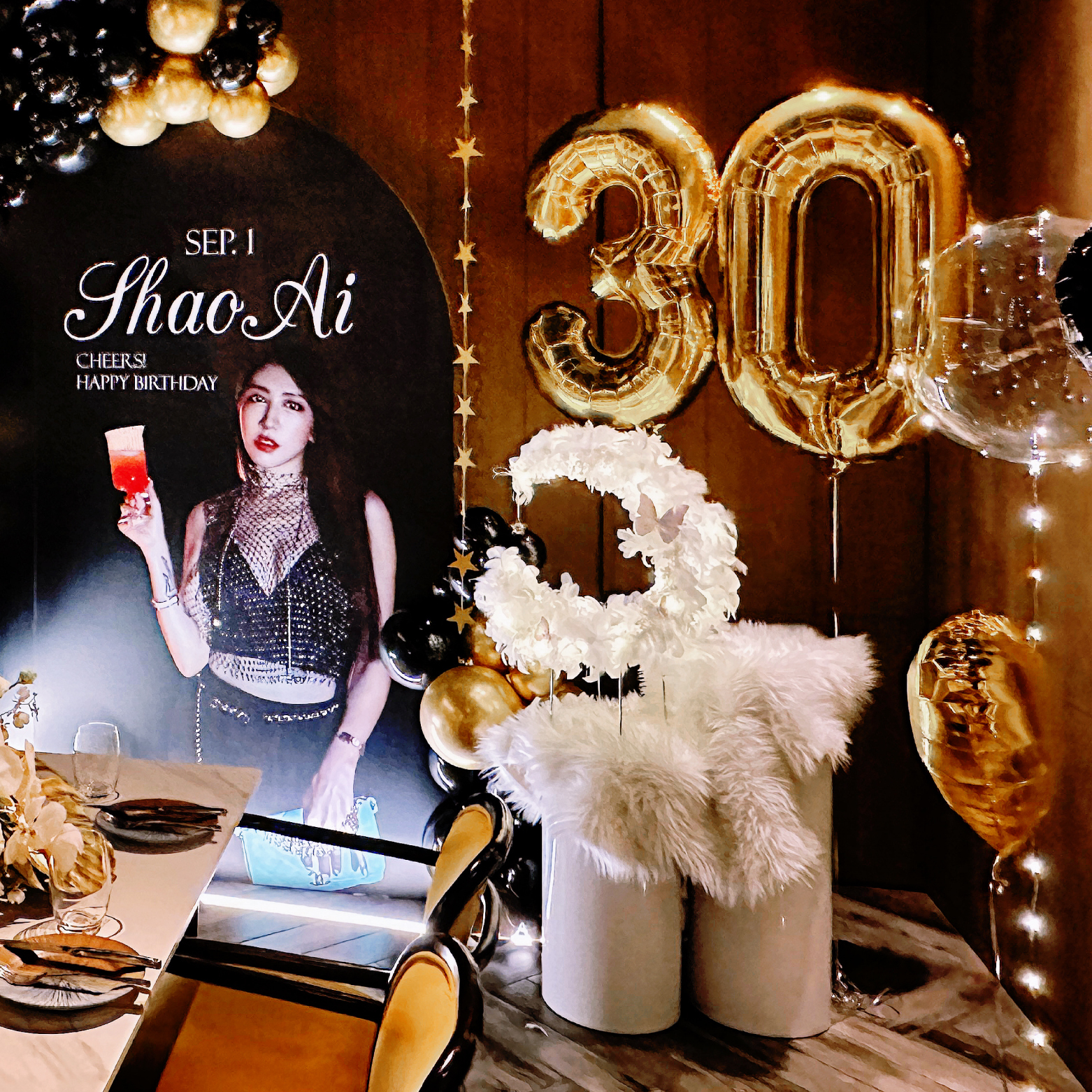 【餐廳】漢來．黑金色系