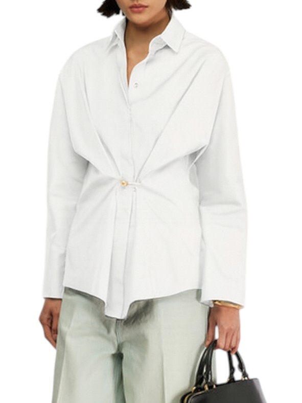 Semicouture  腰造型襯衫(白)
