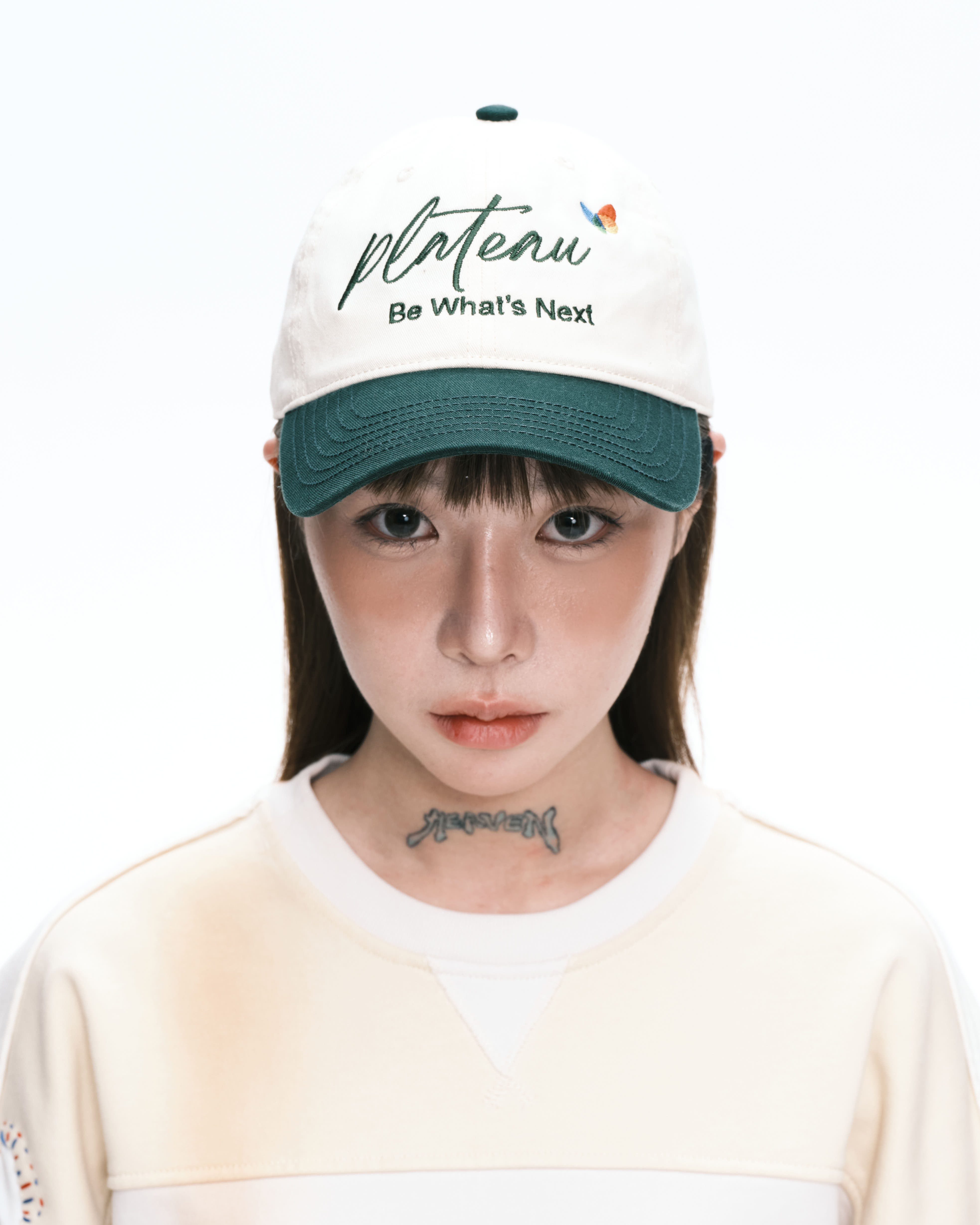 PLATEAU STUDIO｜Logo Cap (Green / Beige)