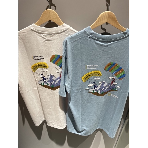 NATIONAL GEOGRAPHIC 國家地理 國家地理 降落傘圖騰 藍色L