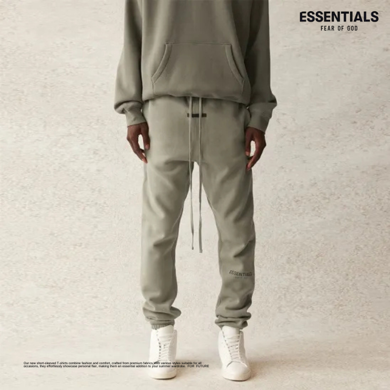 Essentials Fear Of God FOG Sweat Pants 刷毛 縮口棉長褲 棉褲
