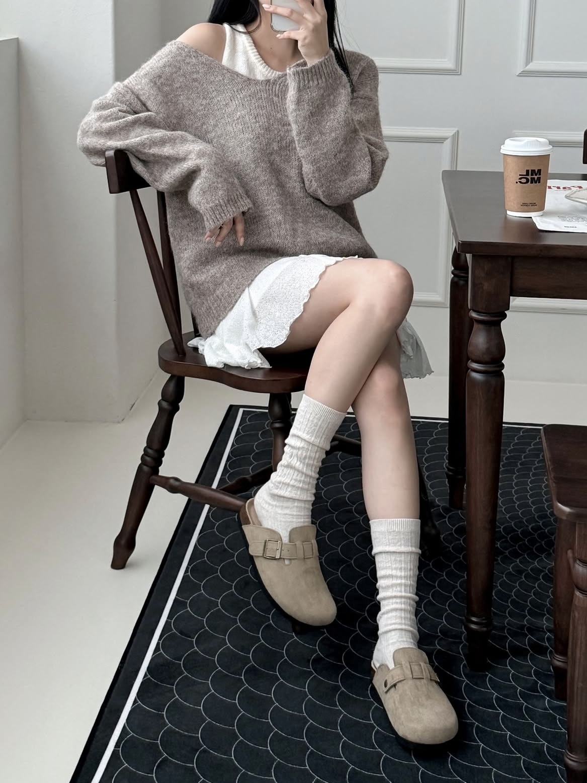 （預購）SHOOPEN 麂皮 勃肯 拖鞋 穆勒 包頭鞋 HPCV4FF401