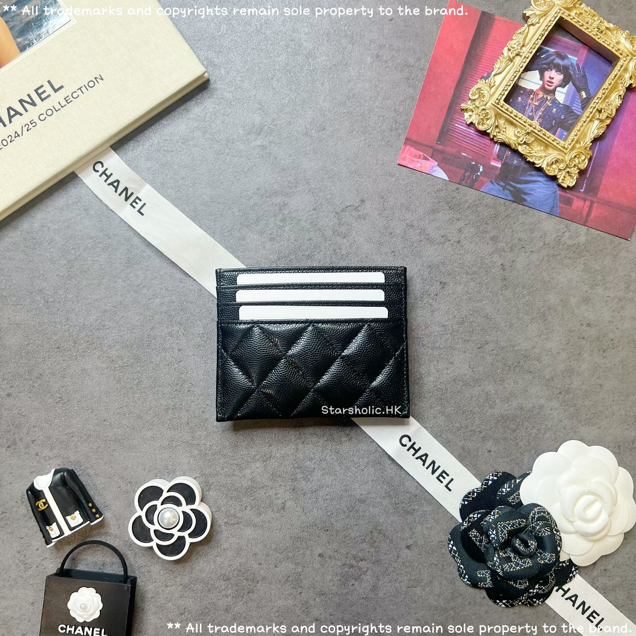 「SOLD」CHANEL Seasonal 卡片套  星星閃石扣