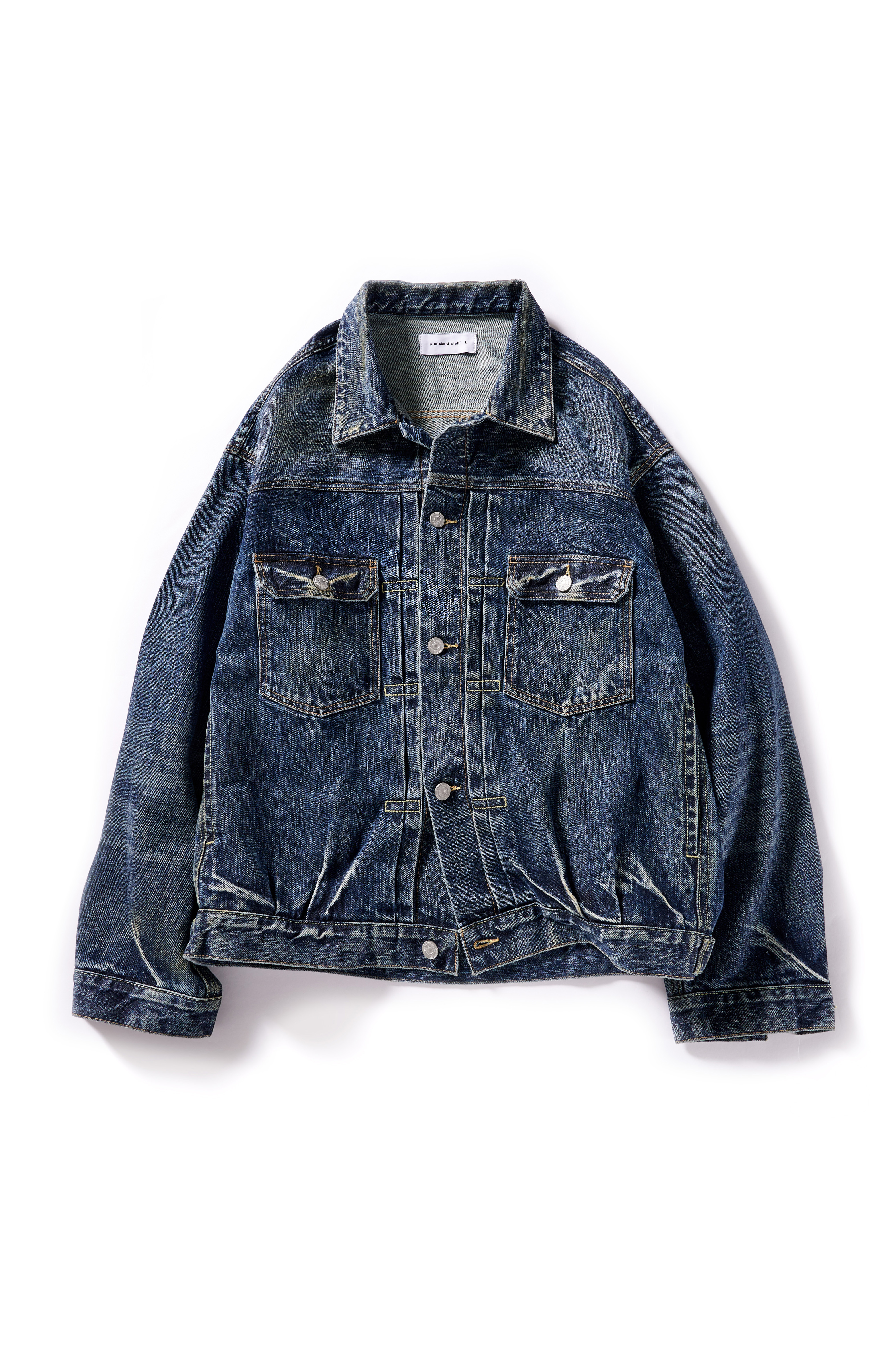A MINIMAL CLUB DENIM JACKET BLUE AM58DC05BU