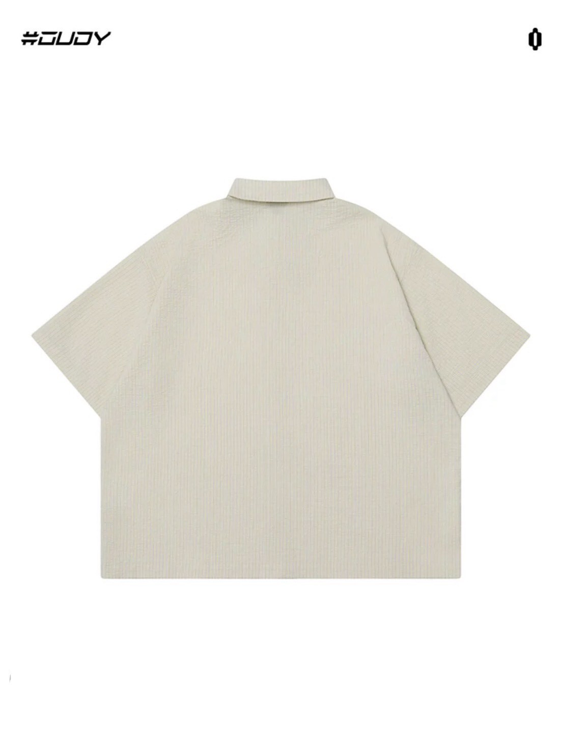 OVDY 美式條紋短袖襯衫