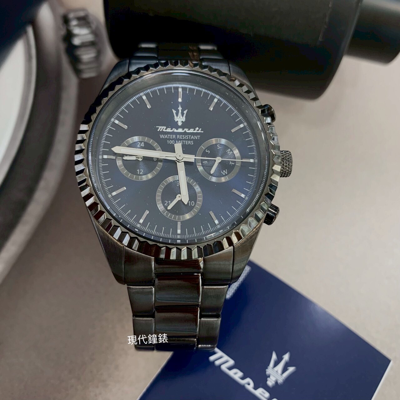 【Maserati 瑪莎拉蒂】賽道奔馳系列 三眼石英腕錶R8853100019 42mm 現代鐘錶