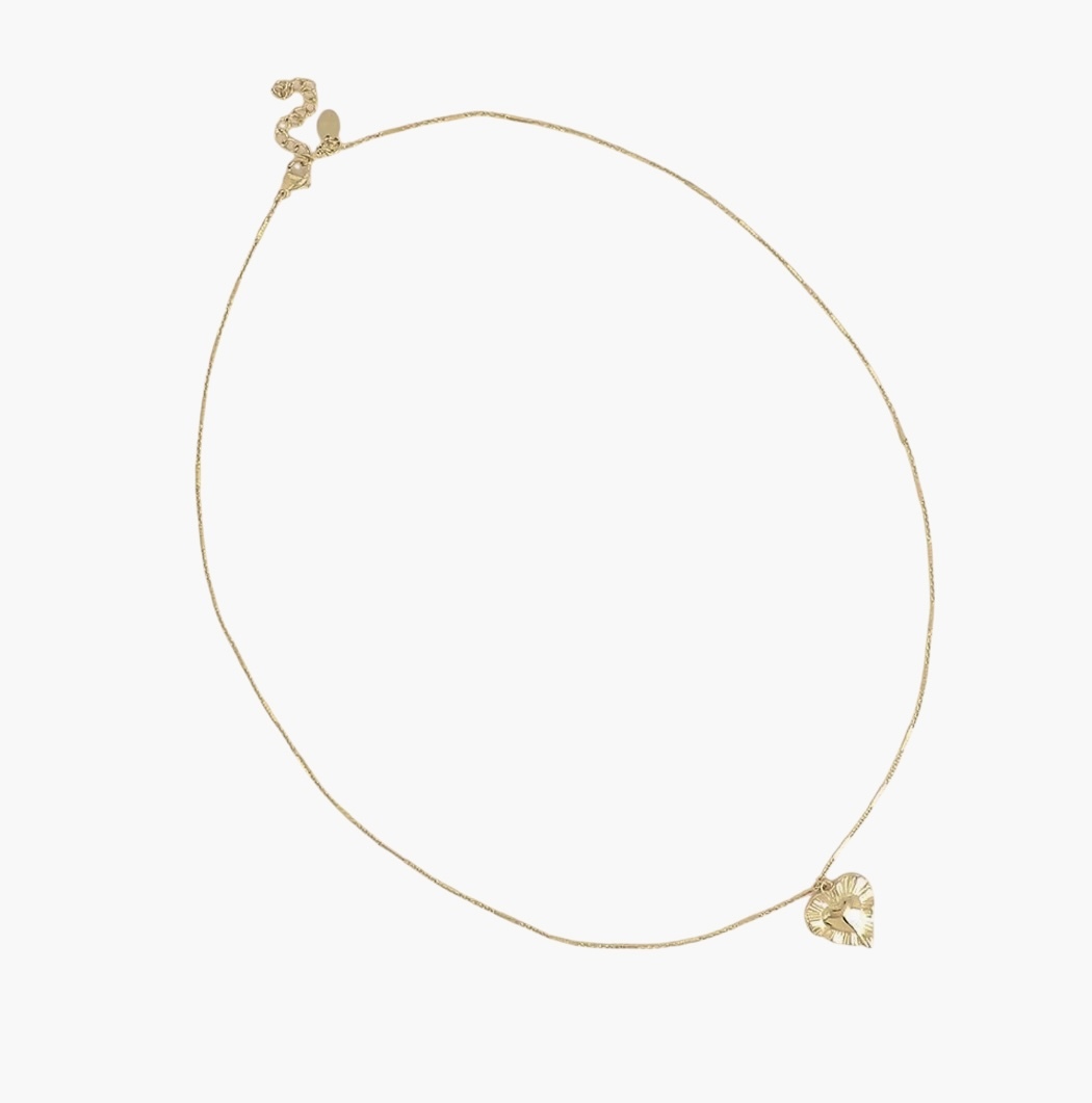 BOHM PARIS - 紋理愛心項鍊