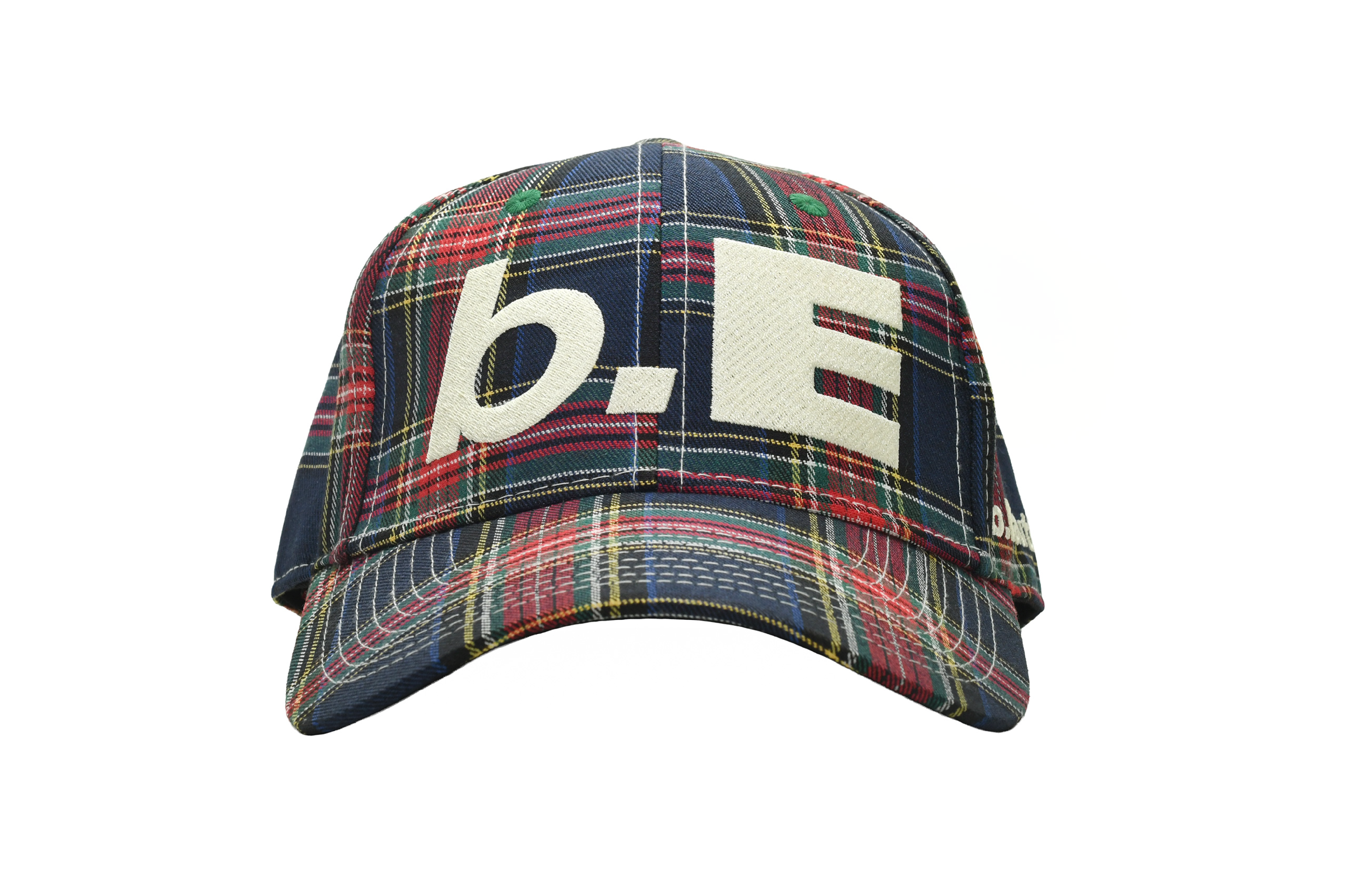 b.Eautiful "b.E Hat" (Blue Plaid / White)
