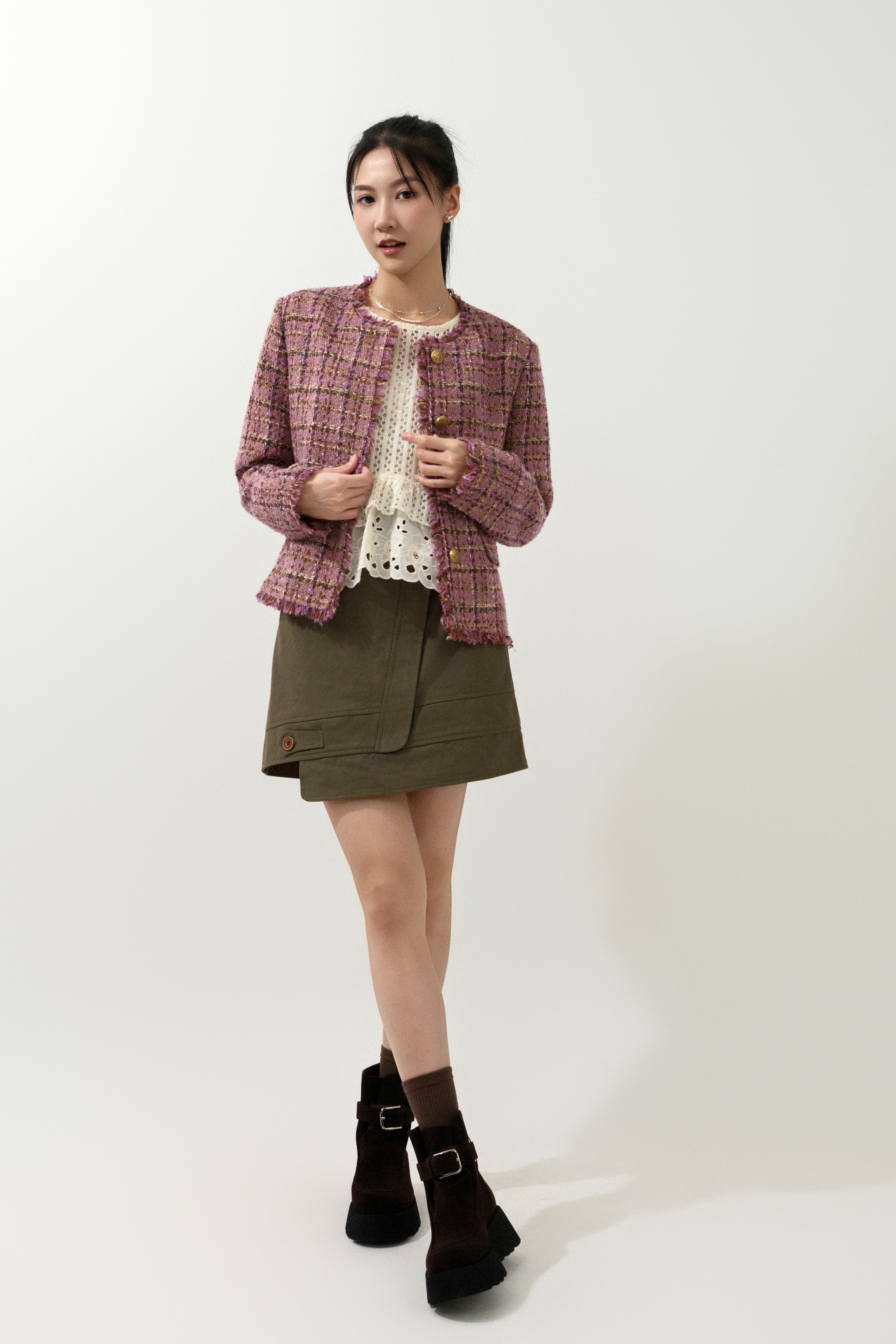 FW25_0098（外套＋上衣＋半截裙）