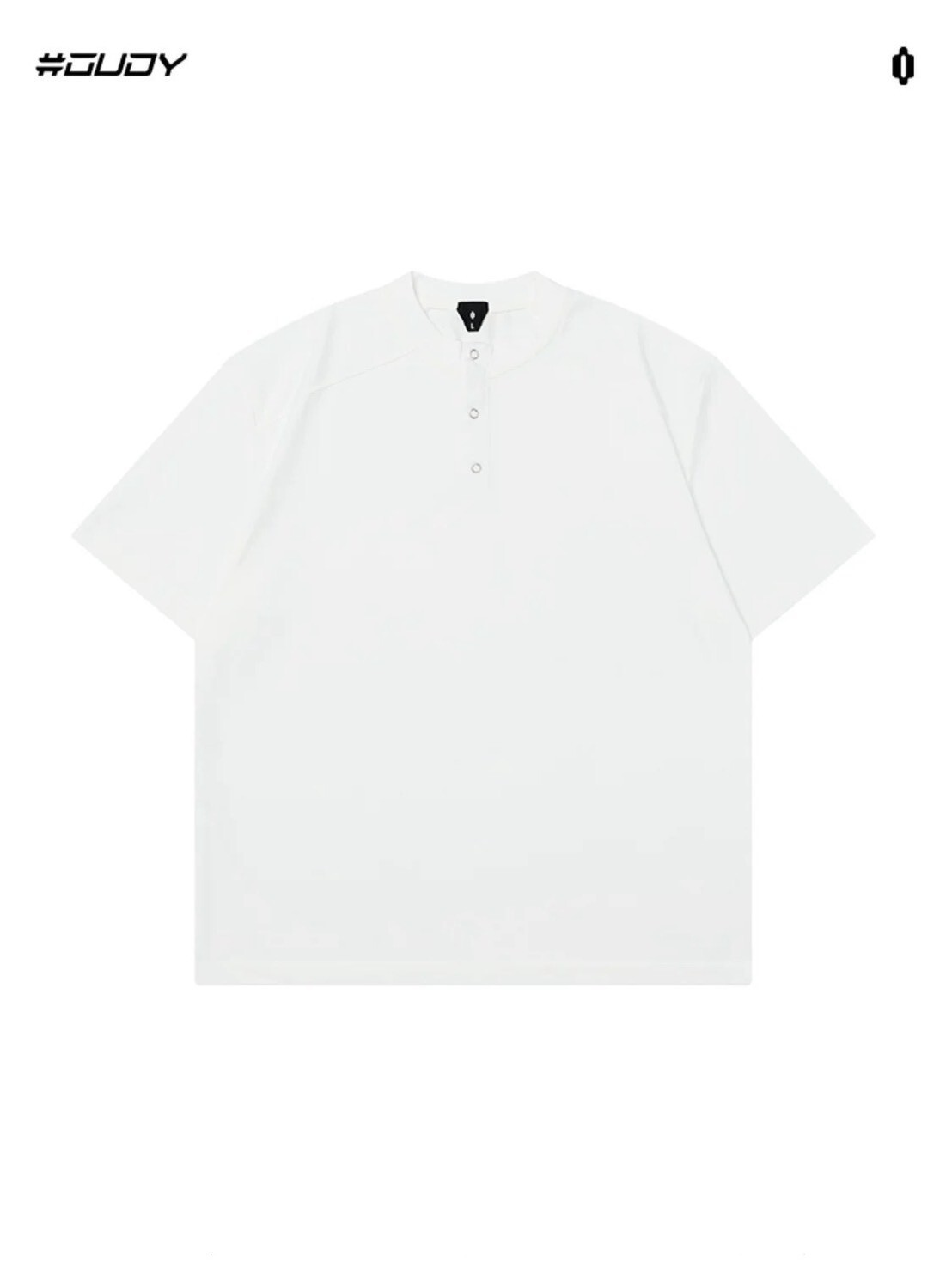 OVDY 美式復古 亨利領短袖