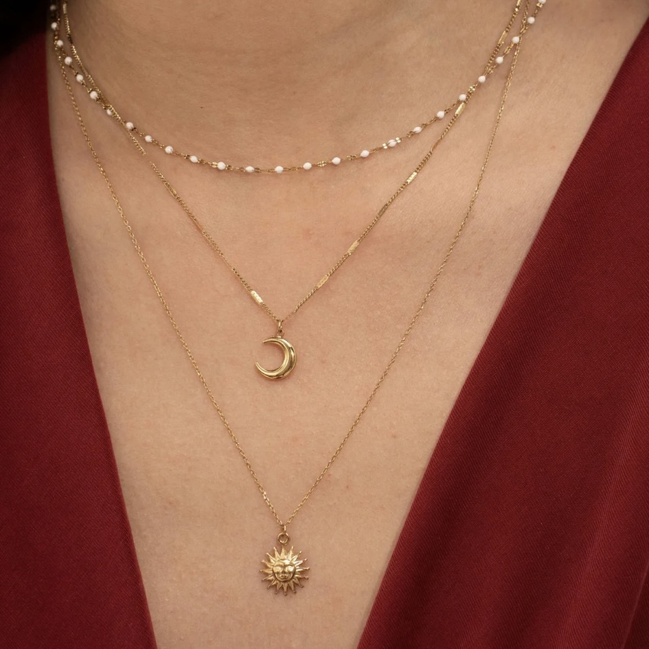 BOHM PARIS - Callia 月亮三層項鍊