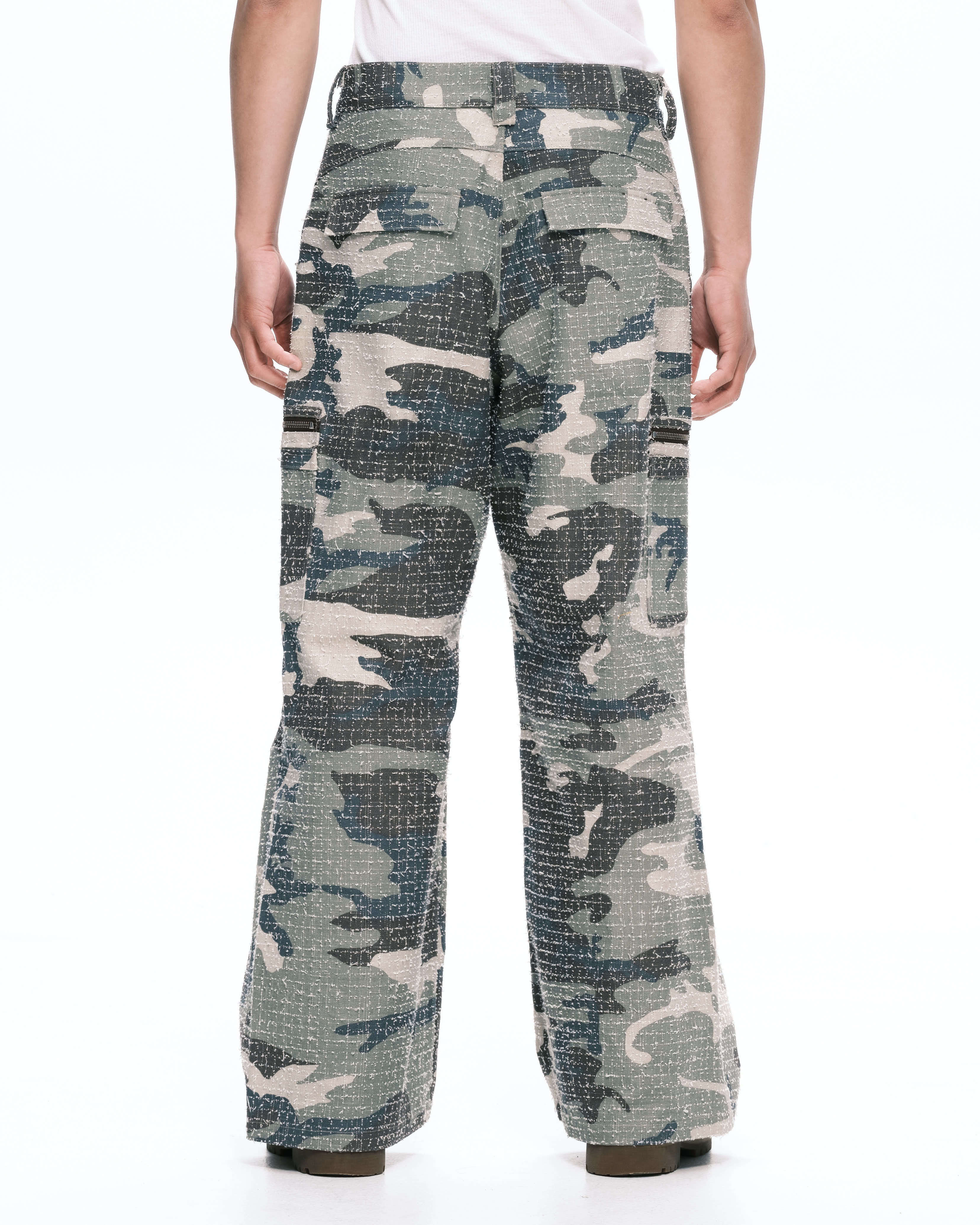 PLATEAU STUDIO｜Camo Tucked Cargo (Green Camo)