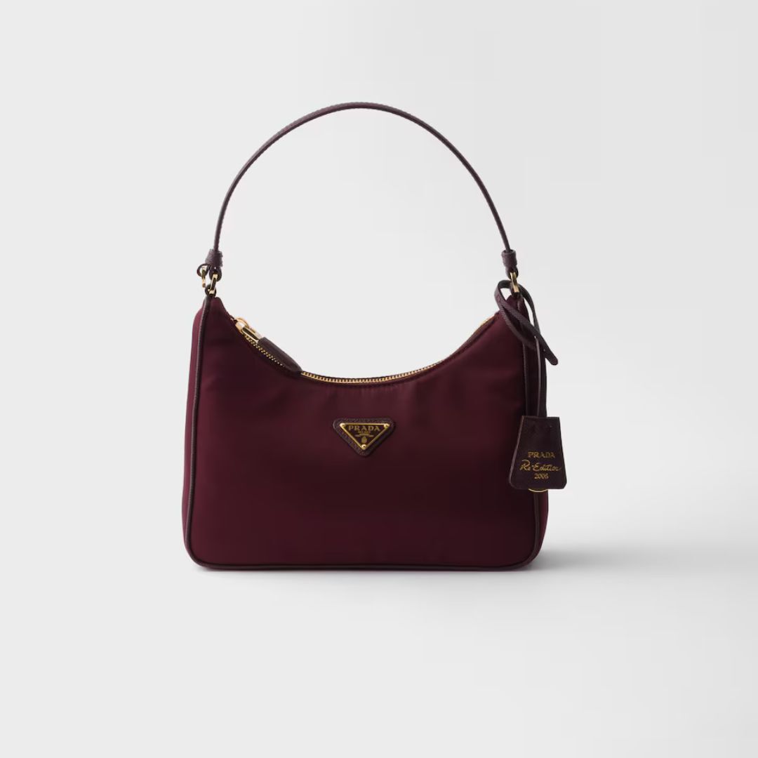 1PD0911-049 PRADA Re-Edition 2005 Re-Nylon Mini Bag Red #1N204MR064 (B-EU-E)