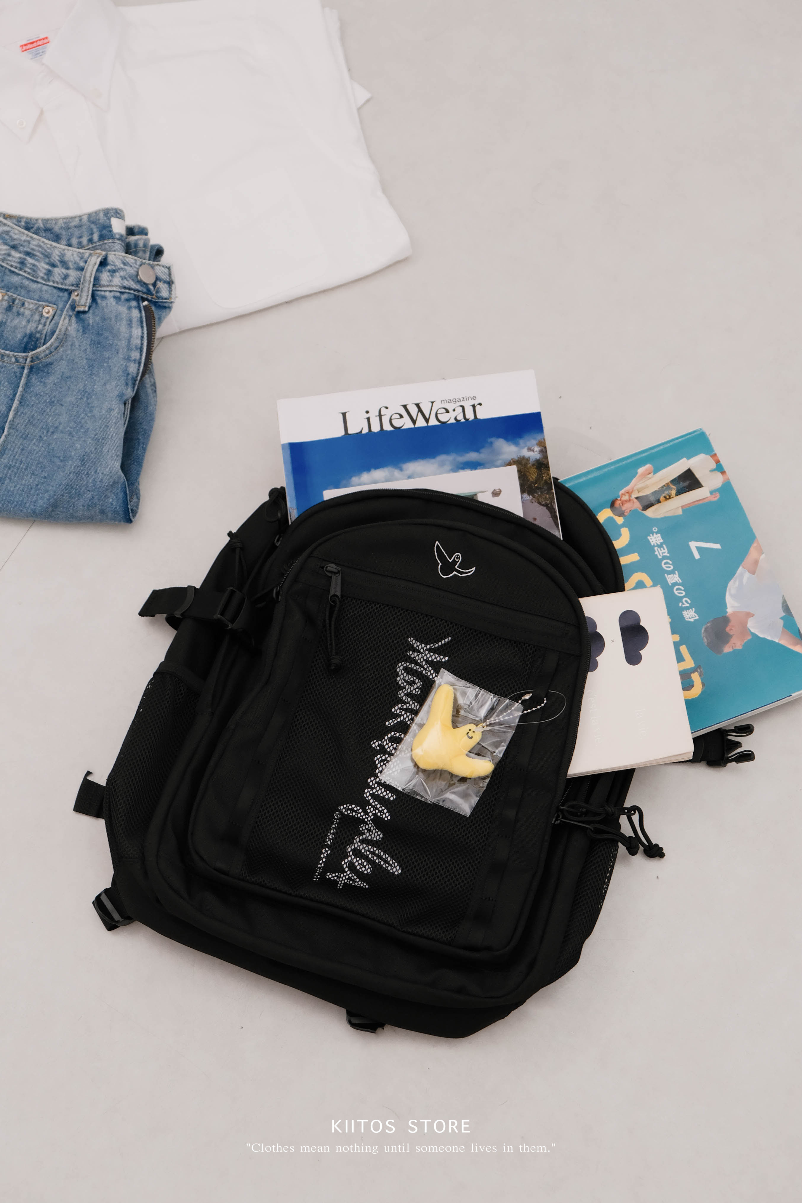 【現貨 】 Mark Gonzales 2025新款 網眼 後背包 送 經典 Angel  吊飾