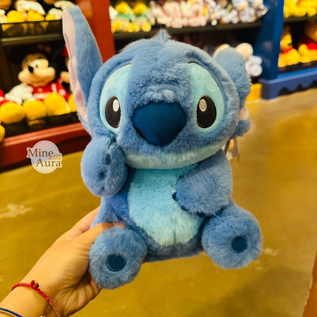 害羞 史迪奇 Stitch 互動式 可搖擺 臉紅紅 設計 娃娃 玩偶 星際寶貝 Lilo & Stitch -上海迪士尼樂園