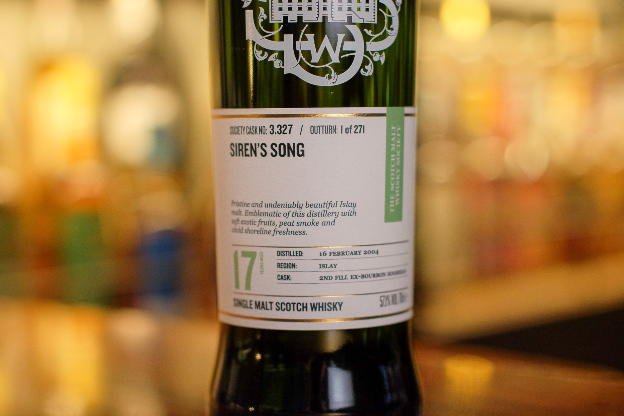 SMWS 3.327 (Bowmore) 2004 17YO 2nd Fill Ex-Bourbon Barrel 57.1%