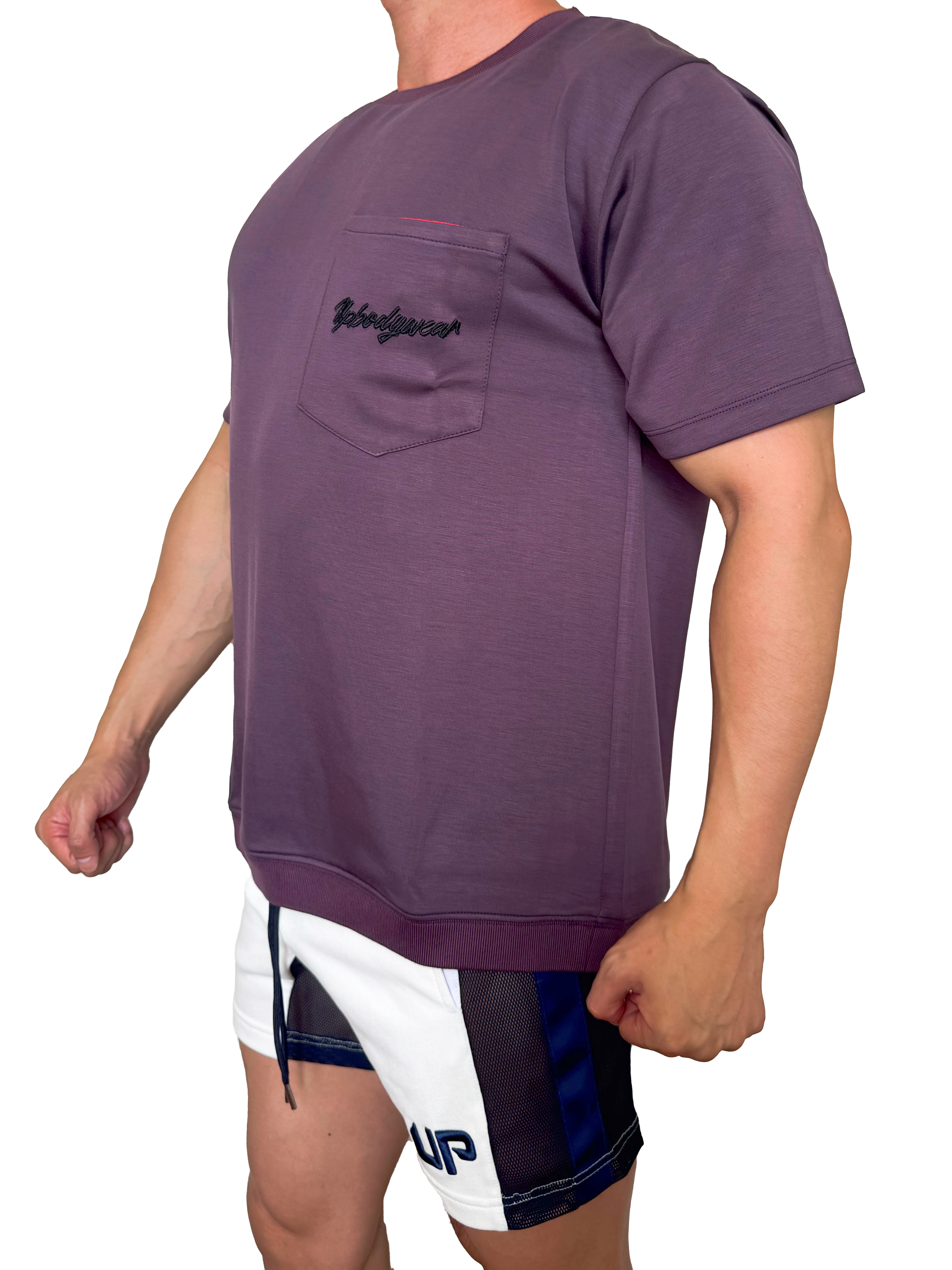 2025 全新系列  - Oversized Logo 寬版落肩Tee 深紫