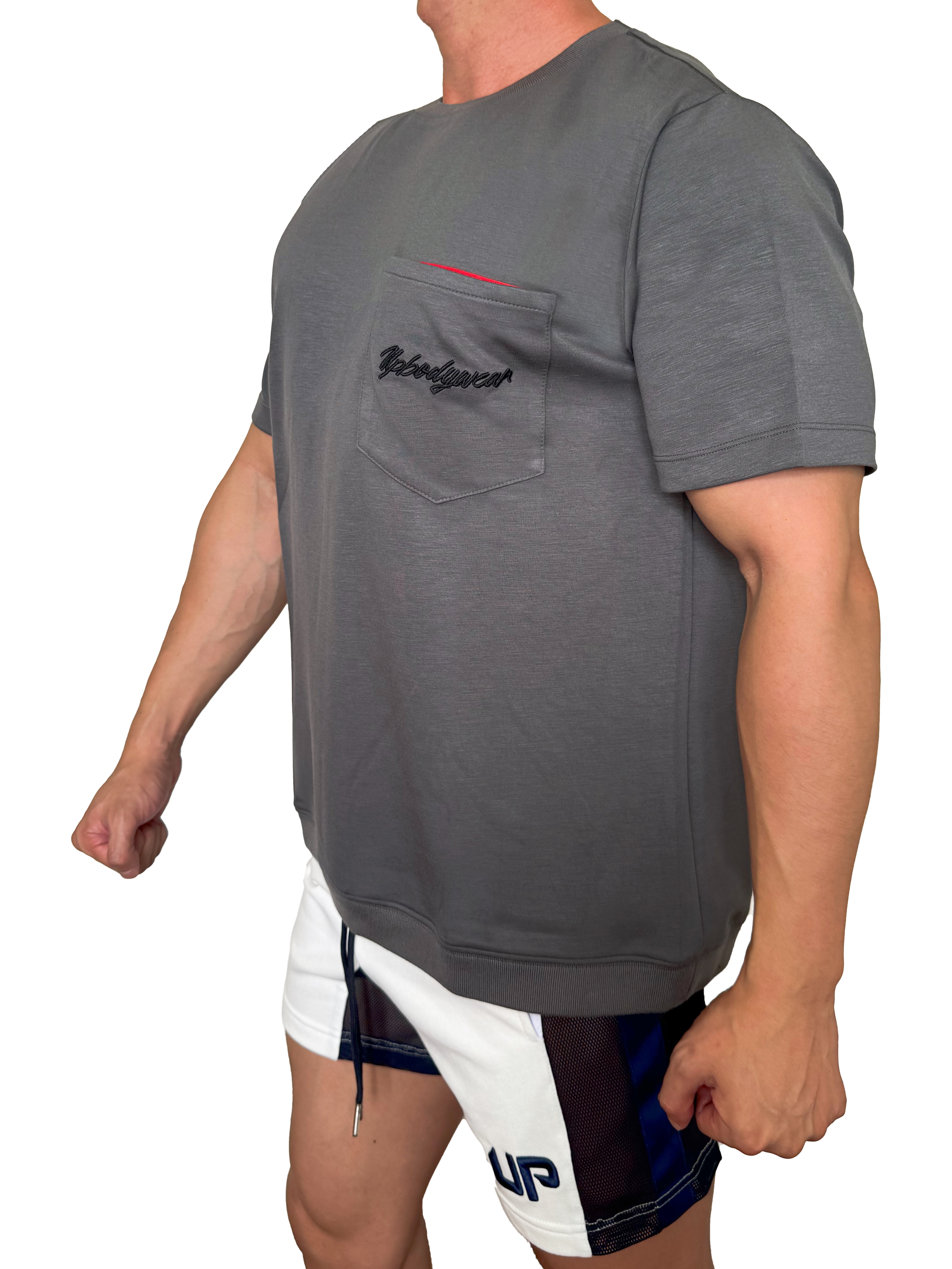 2025 全新系列  - Oversized Logo 寬版落肩Tee 炭灰