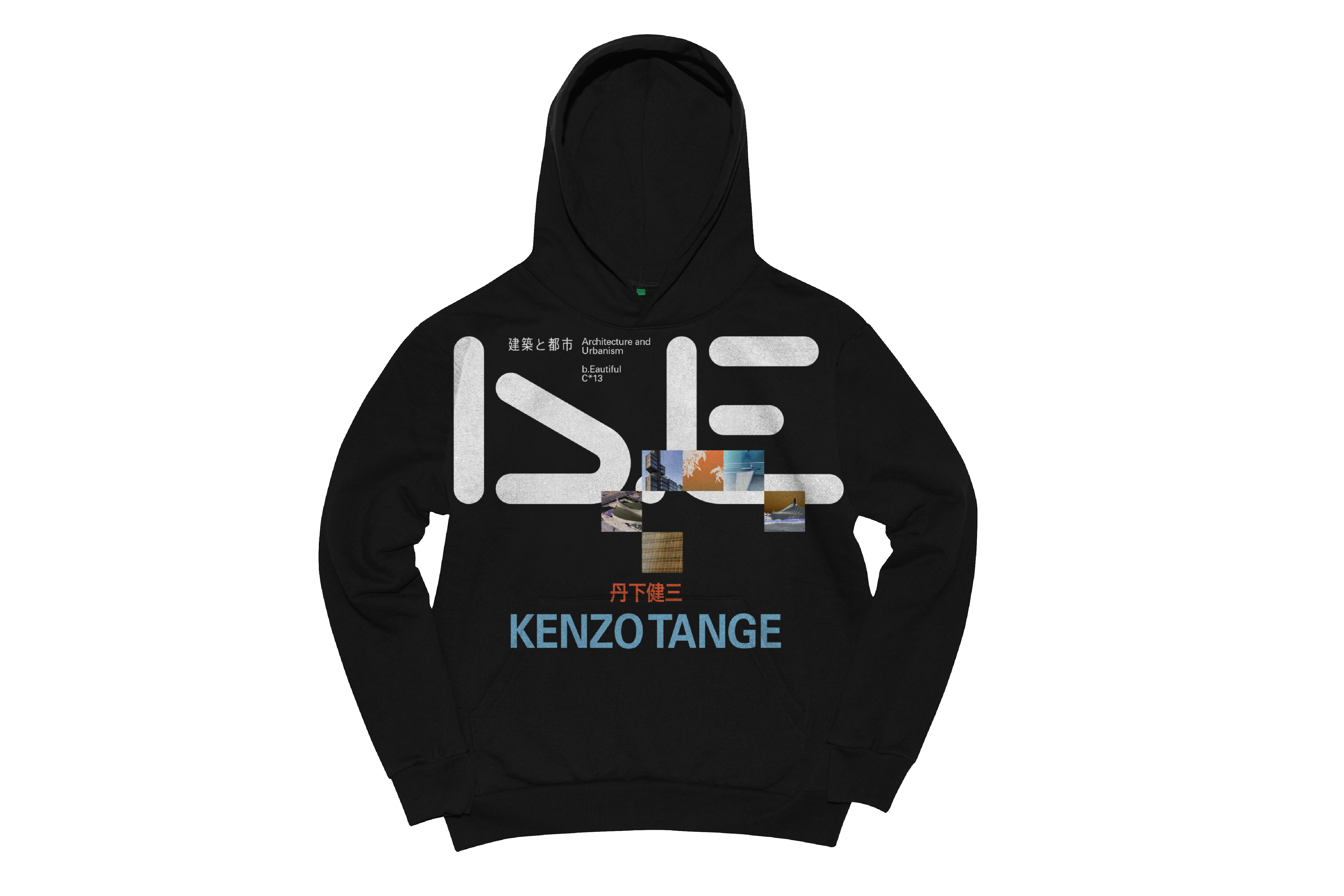 b.Eautiful "Tange Issue Hoodie" (Black)