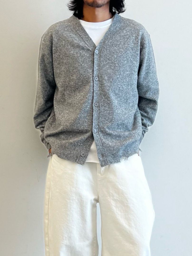 淨色開胸針織外套 HOWELL-076JK