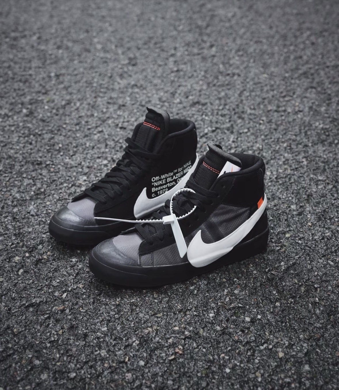 (輕微瑕疵)BLAZER MID OFF-WHITE GRIM REAPER AA3832-001