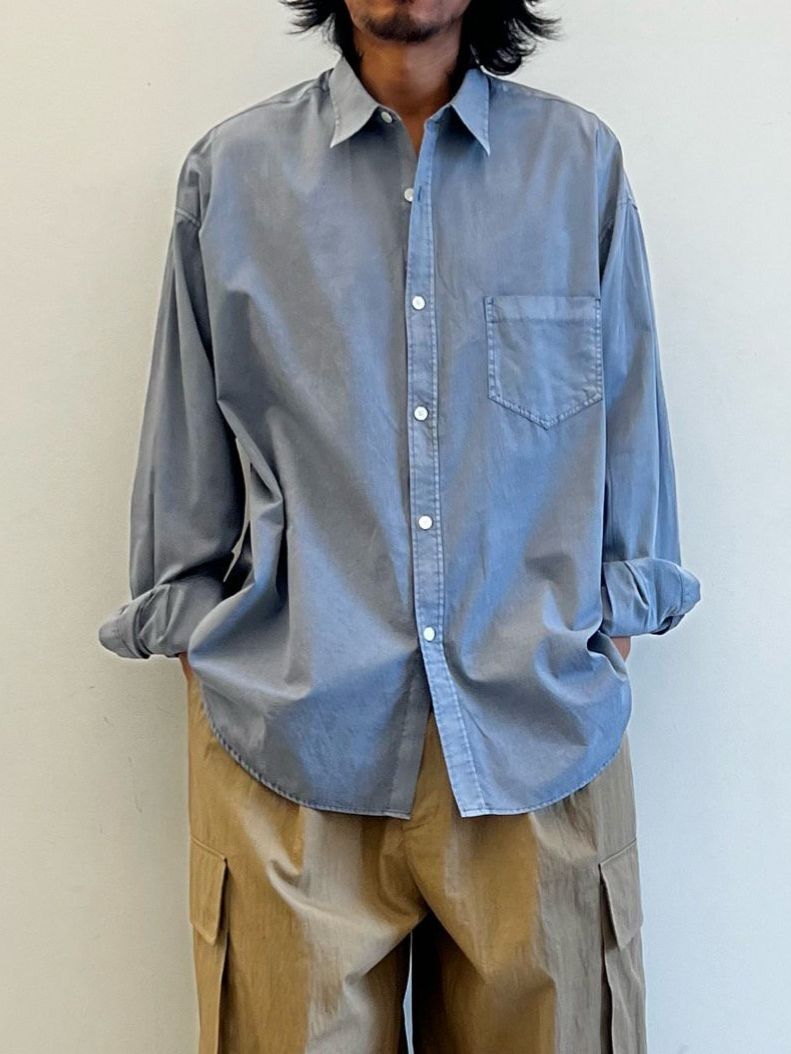 淨色長袖恤衫 HOWELL-081S