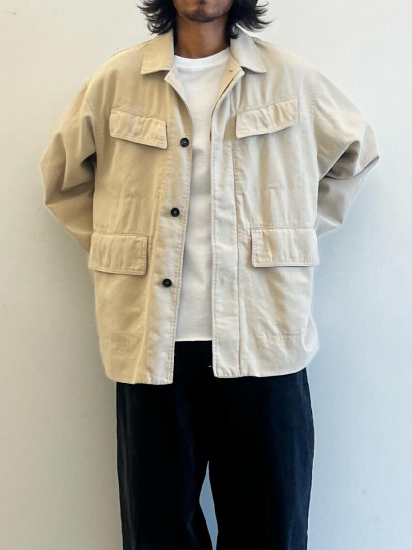 淨色反領開胸外套 HOWELL-082JK