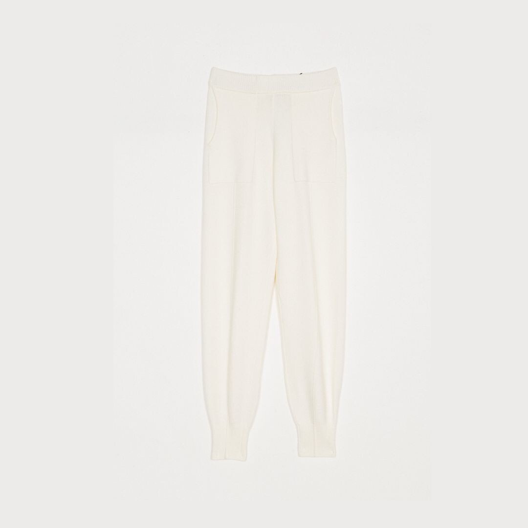 1TS1008-021 TWINSET Pants White #252TT3452 (C-BO-E)
