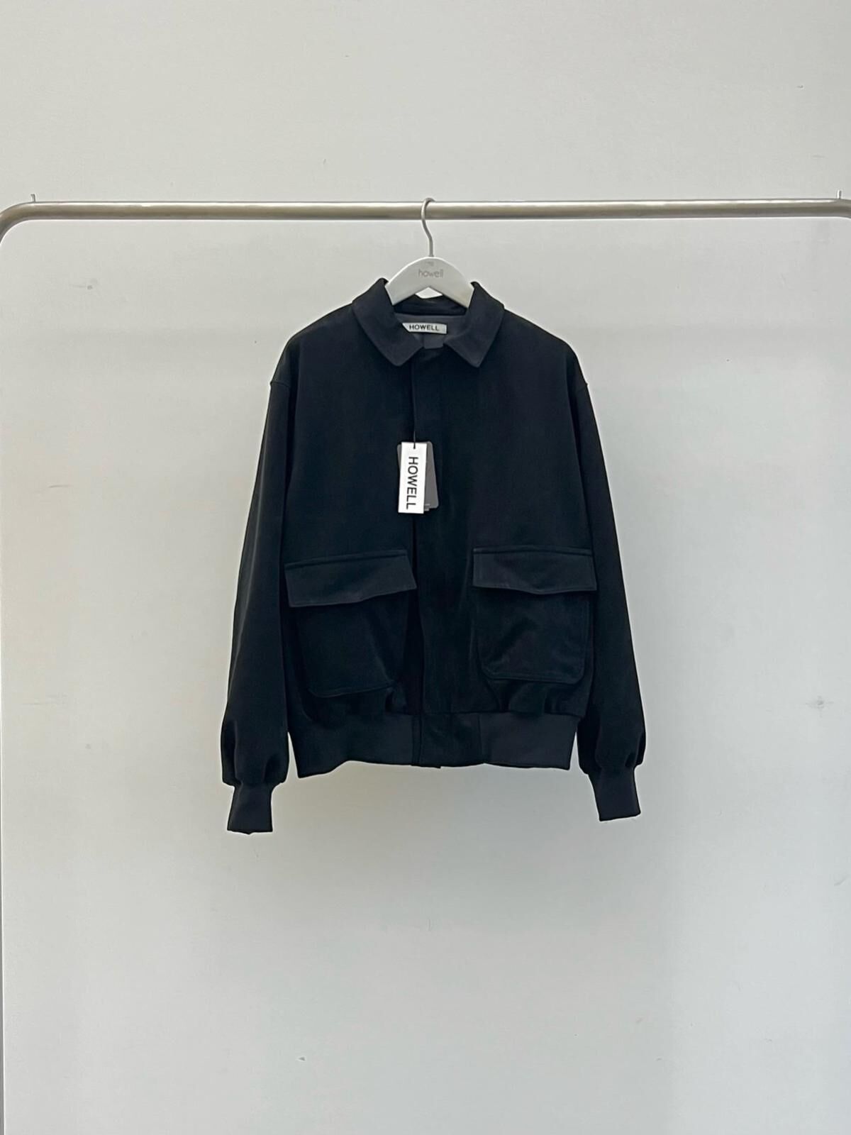 反領拉鍊猄面褸 HOWELL-088JK