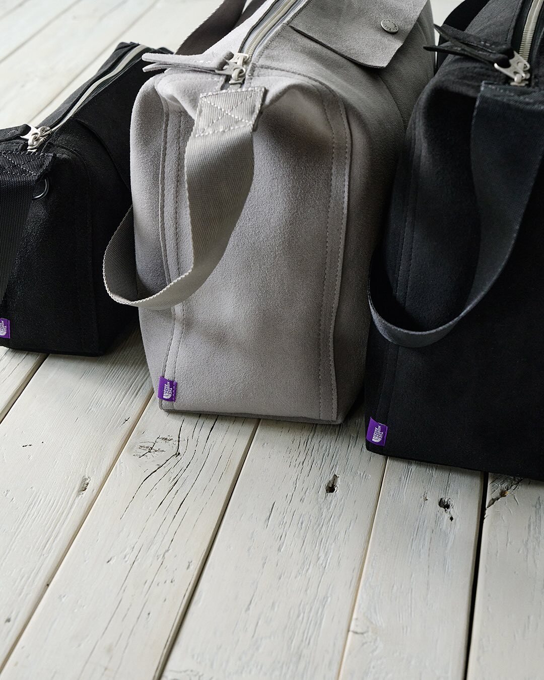 2025AW THE NORTH FACE Purple Label 紫標 Synthetic Leather Demi Shoulder Bag 丹寧 皮革 包包 側背包 現貨 N25FU096