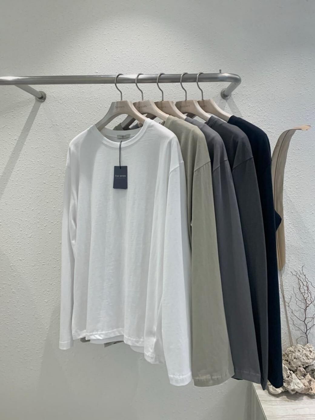 淨色長袖衫 SENSES-003T