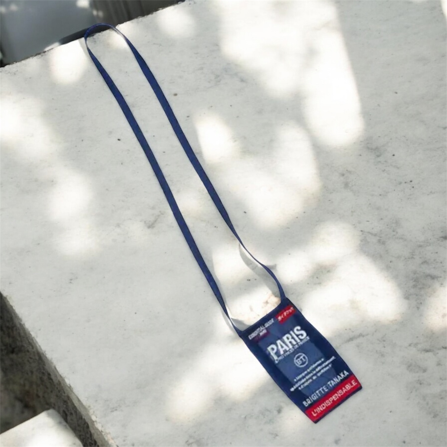 BRIGITTE TANAKA-Sac Plan Paris烏干紗手機袋