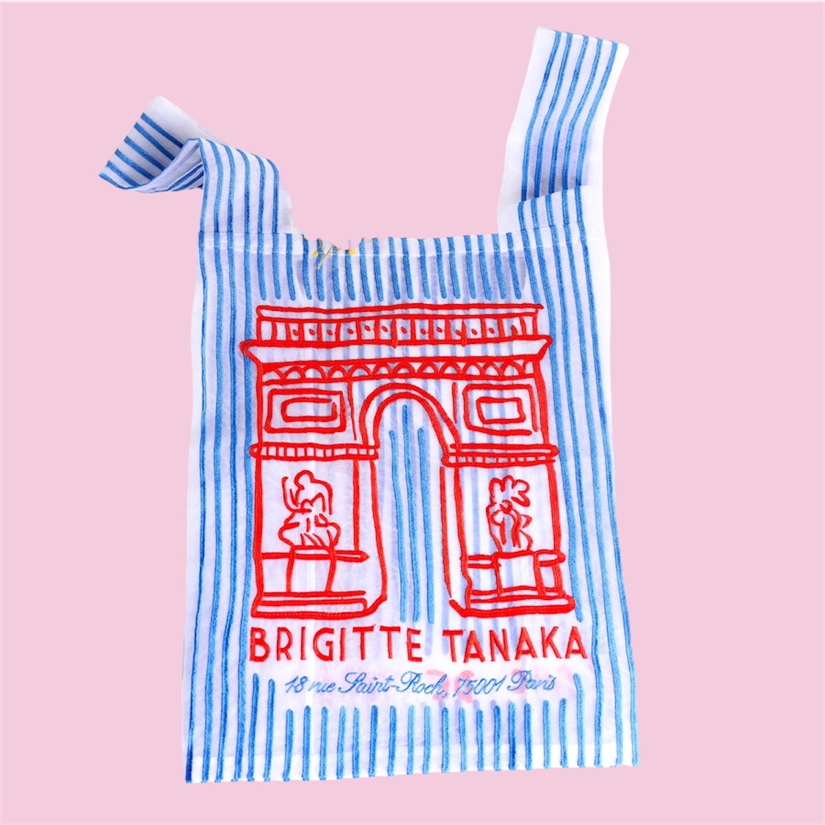 BRIGITTE TANAKA -巴黎凱旋門烏干紗袋
