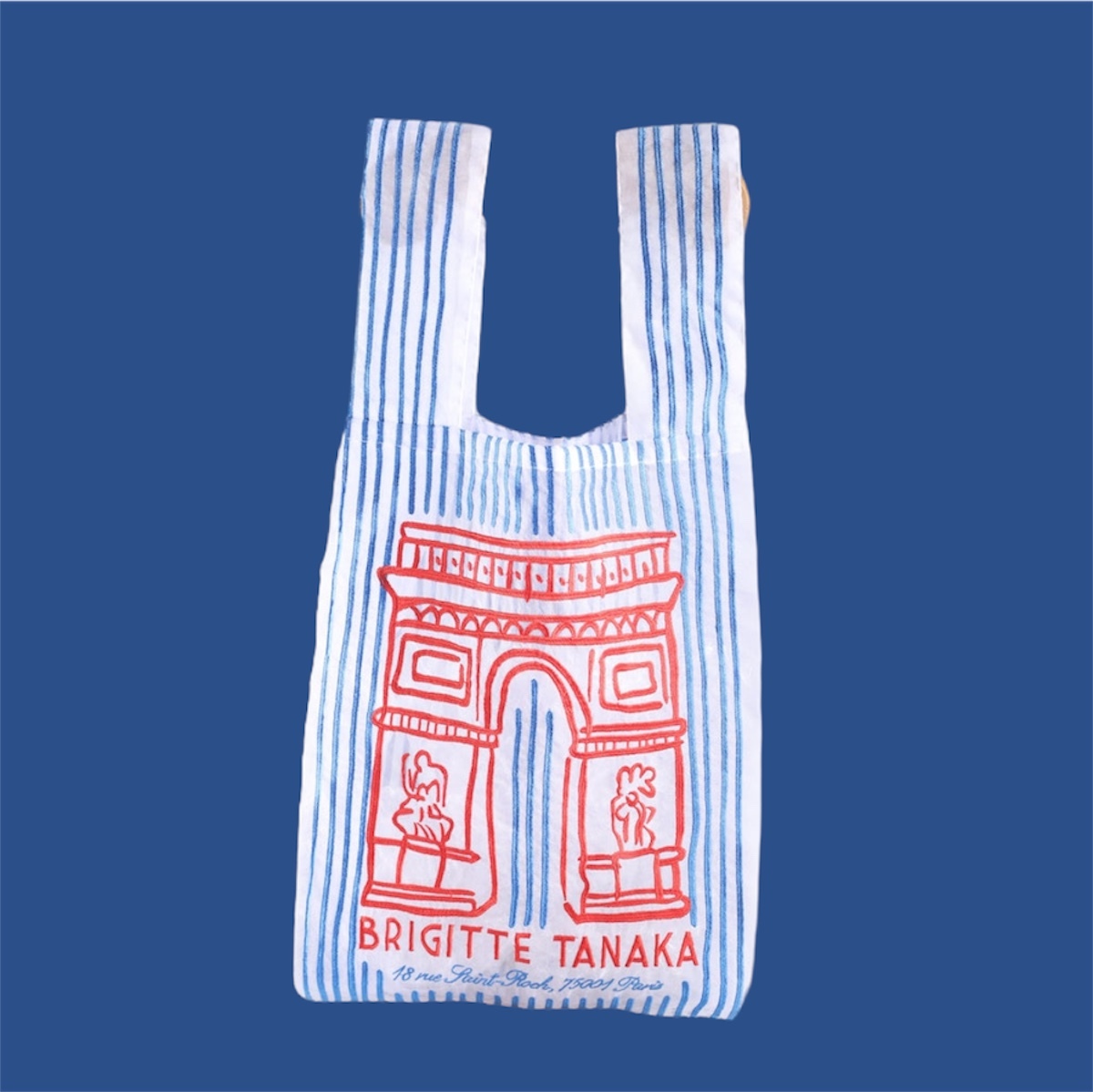 BRIGITTE TANAKA -巴黎凱旋門烏干紗袋