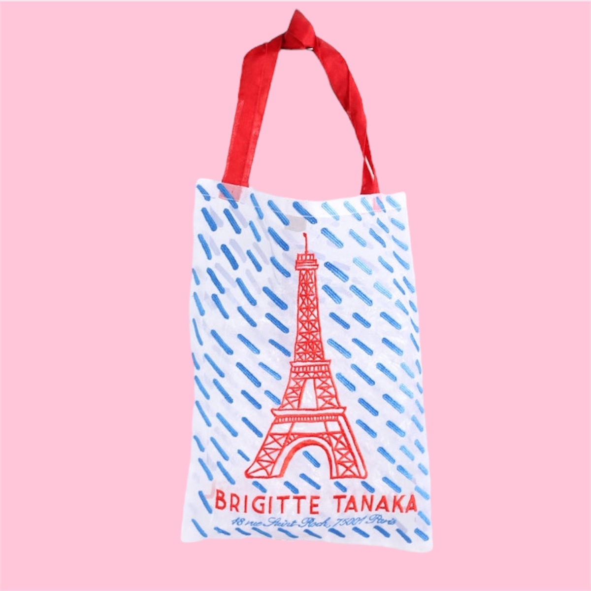 BRIGITTE TANAKA-巴黎鐵塔烏干紗袋