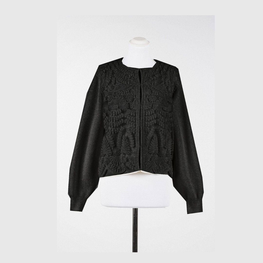 1TS1008-020 TWINSET Cardigan Black #252TT3453 (C-BO-E)