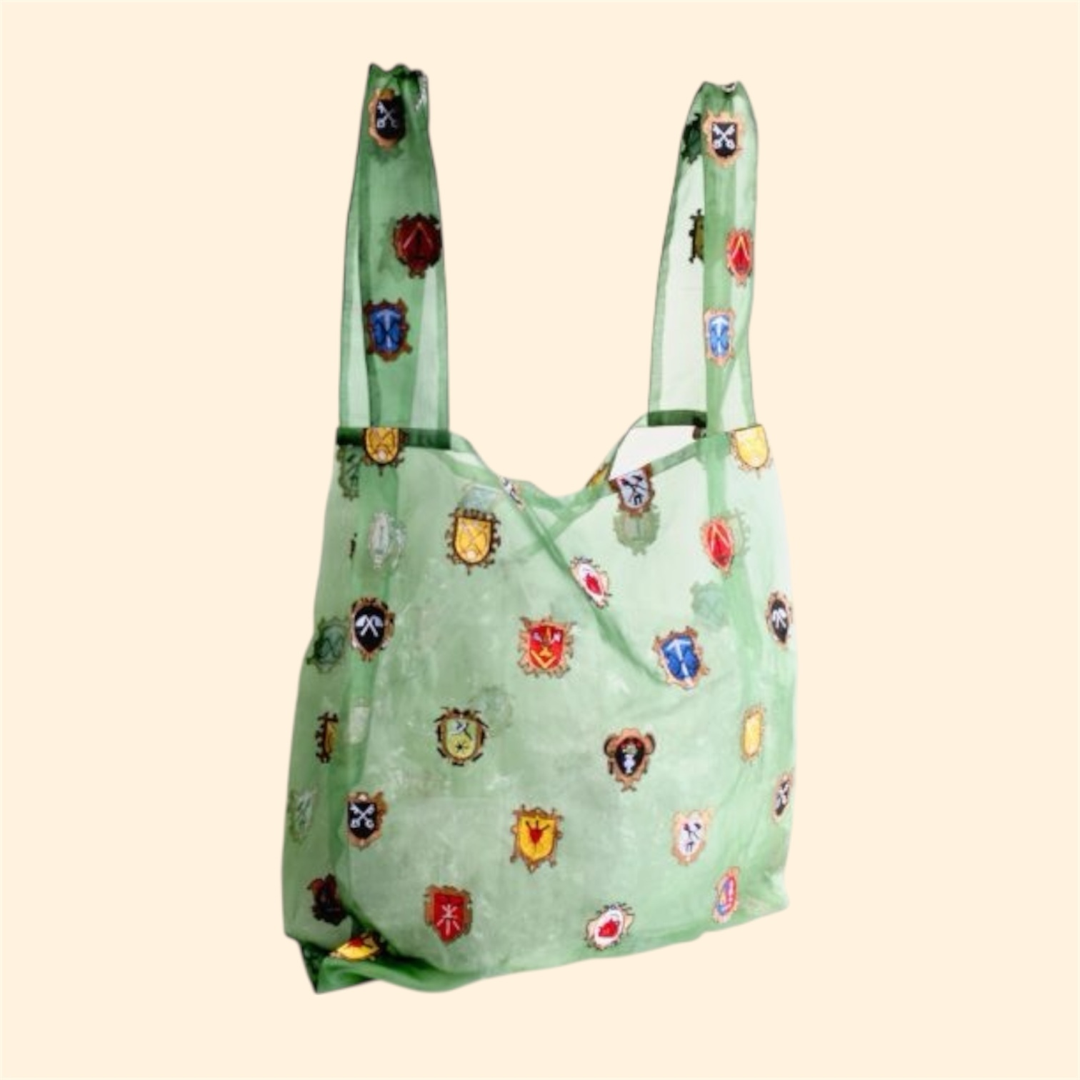 BRIGITTE TANAKA-大號雙面烏干紗袋