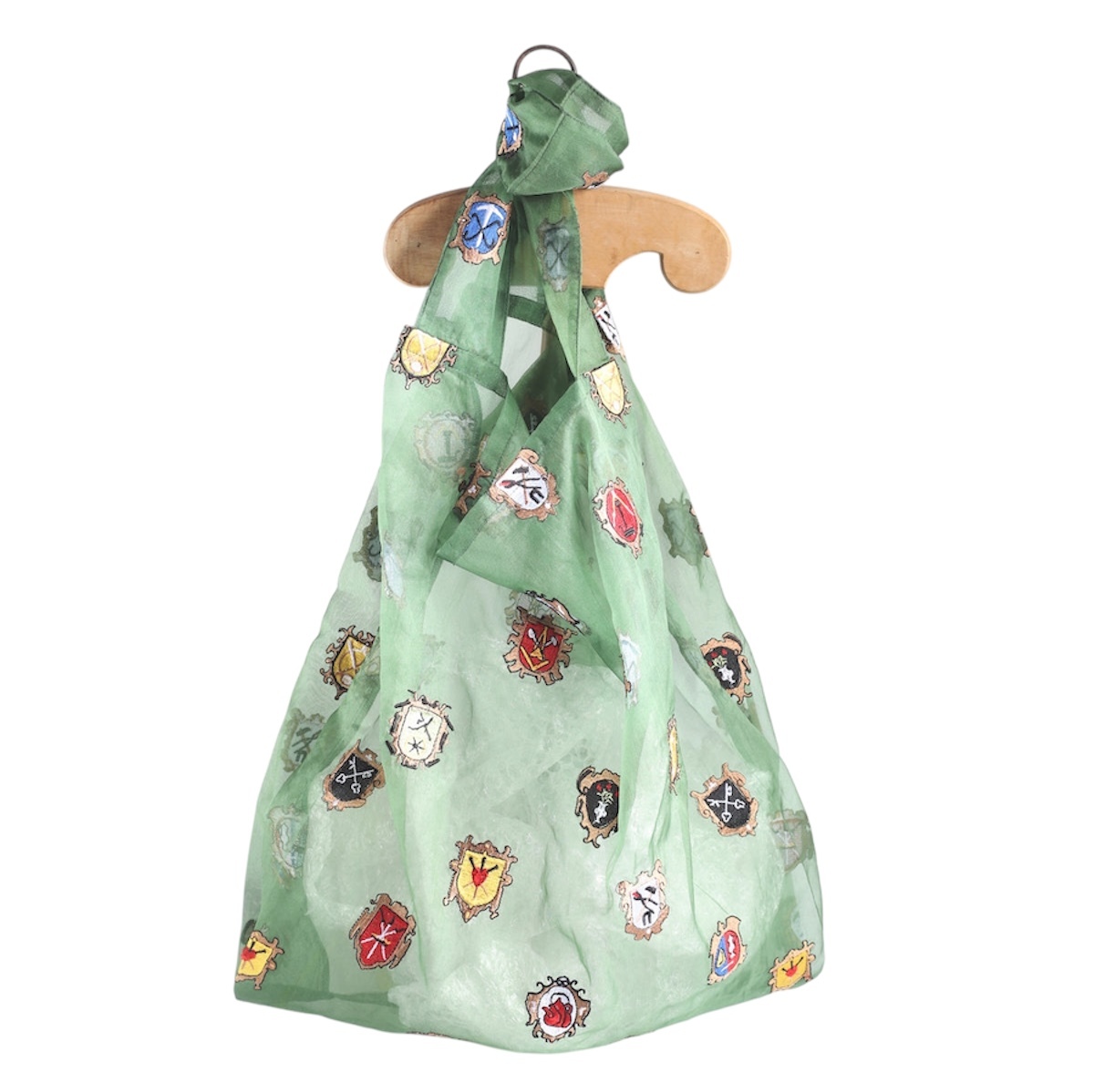 BRIGITTE TANAKA-大號雙面烏干紗袋