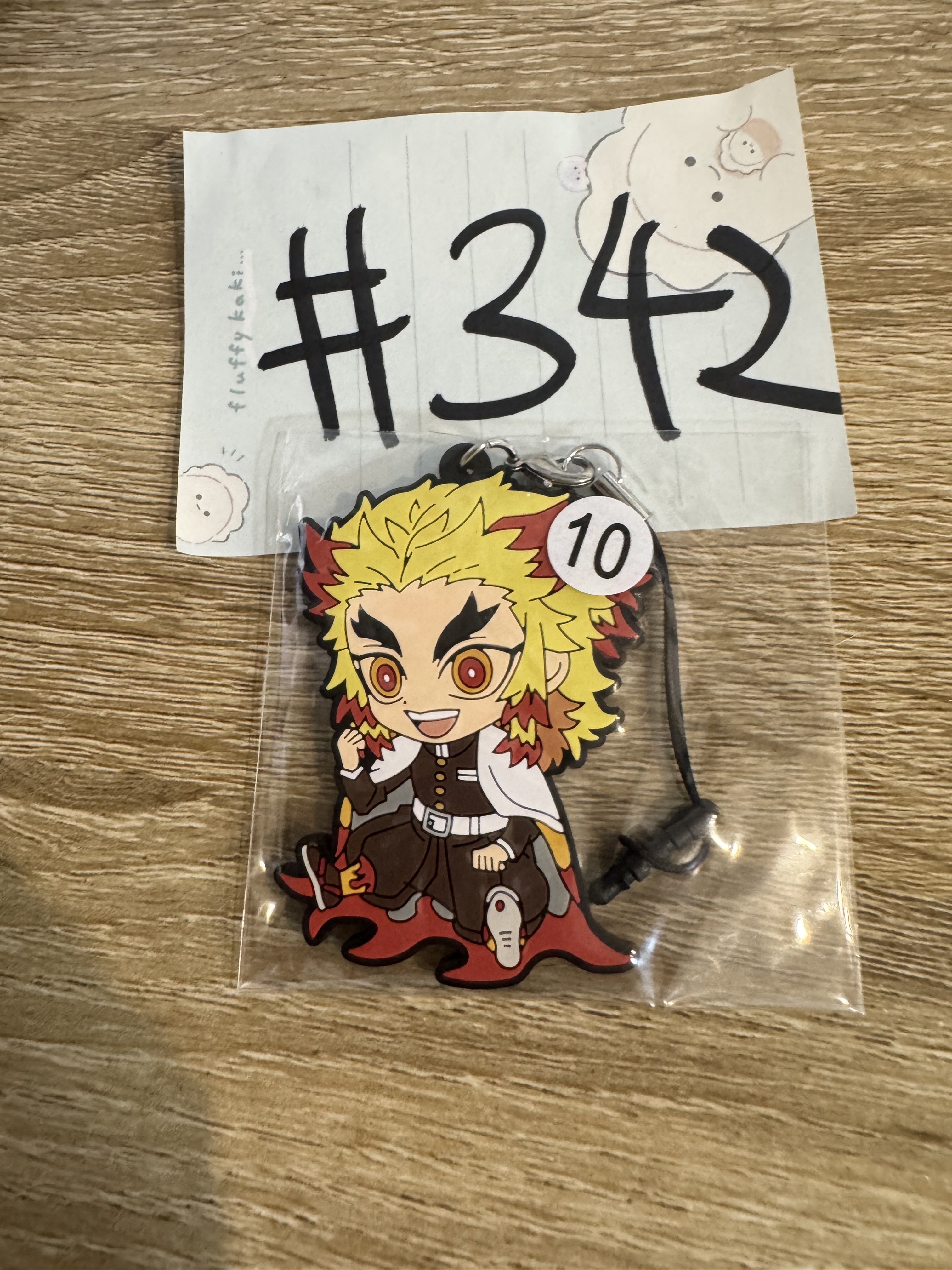 鬼滅之刃 炎柱  掛件 側身 #342