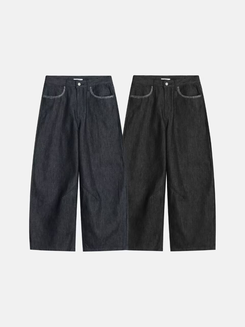 《K》光芒刺繡丹寧牛仔褲