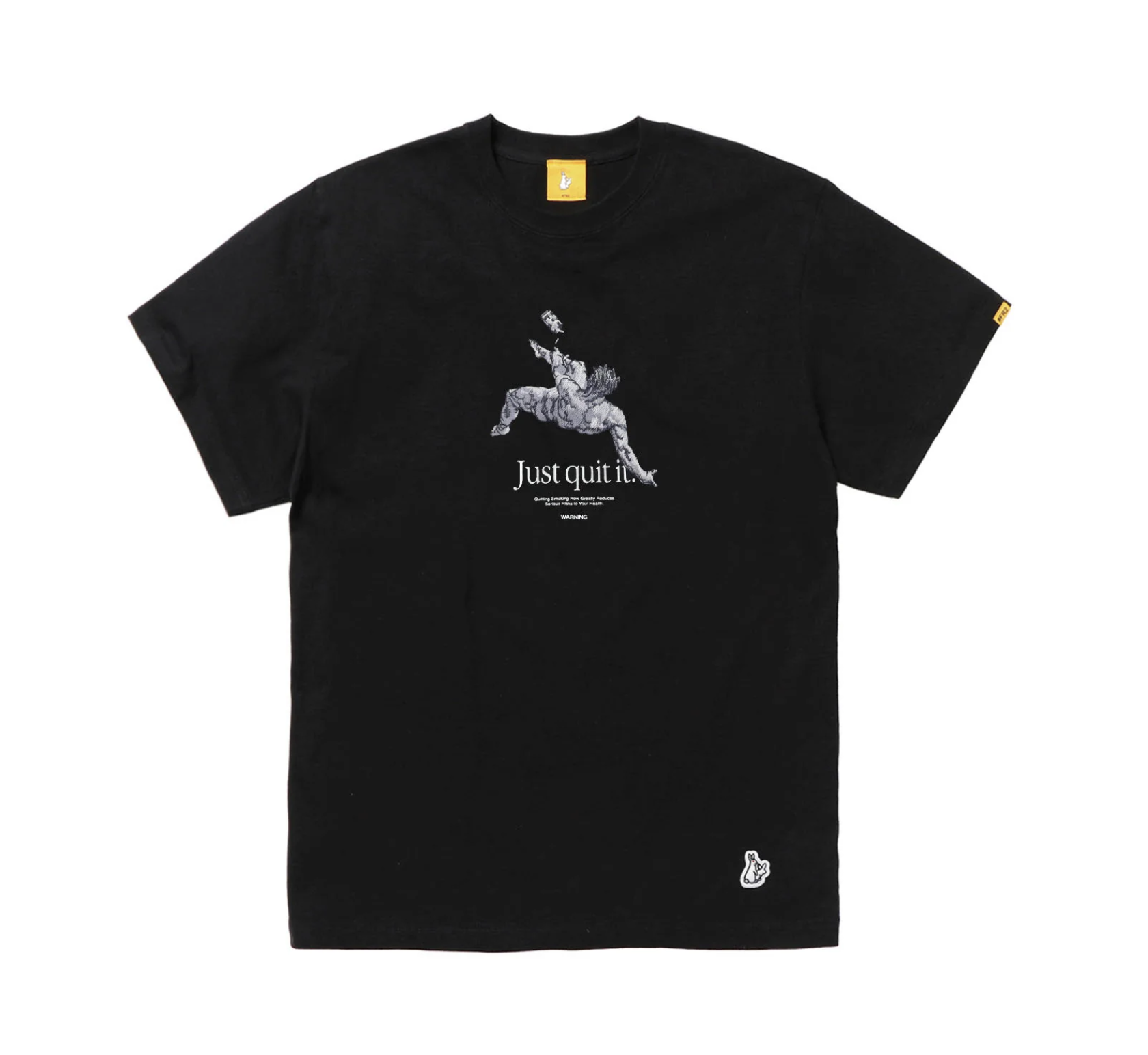 【#FR2】 Embroidery Just quit it. T-shirt